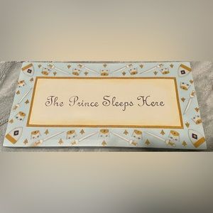 The Prince Sleeps Here Canvas Wrap Picture